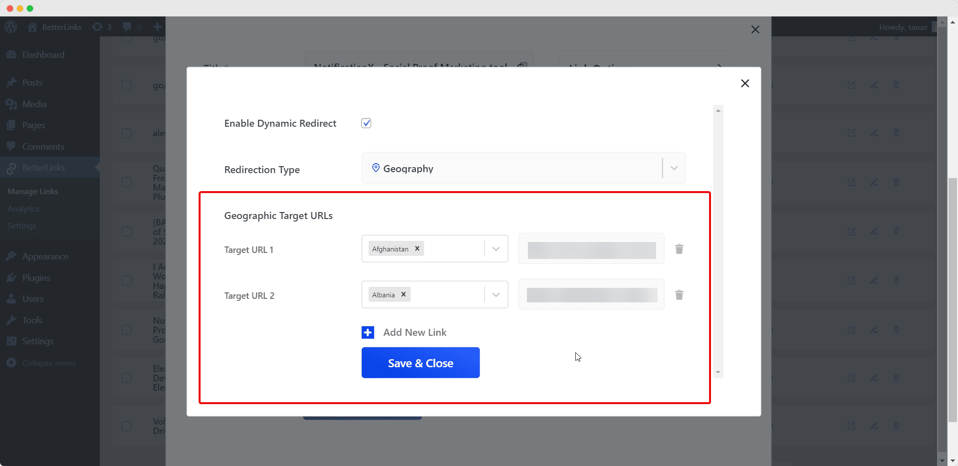 Dynamic Geographic Redirect