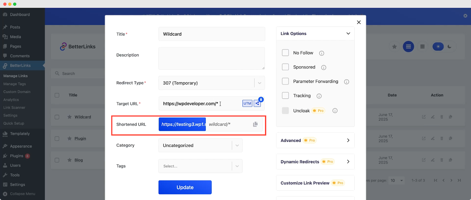 How To Use The Wildcards Feature In BetterLinks? 7 Wildcards Feature