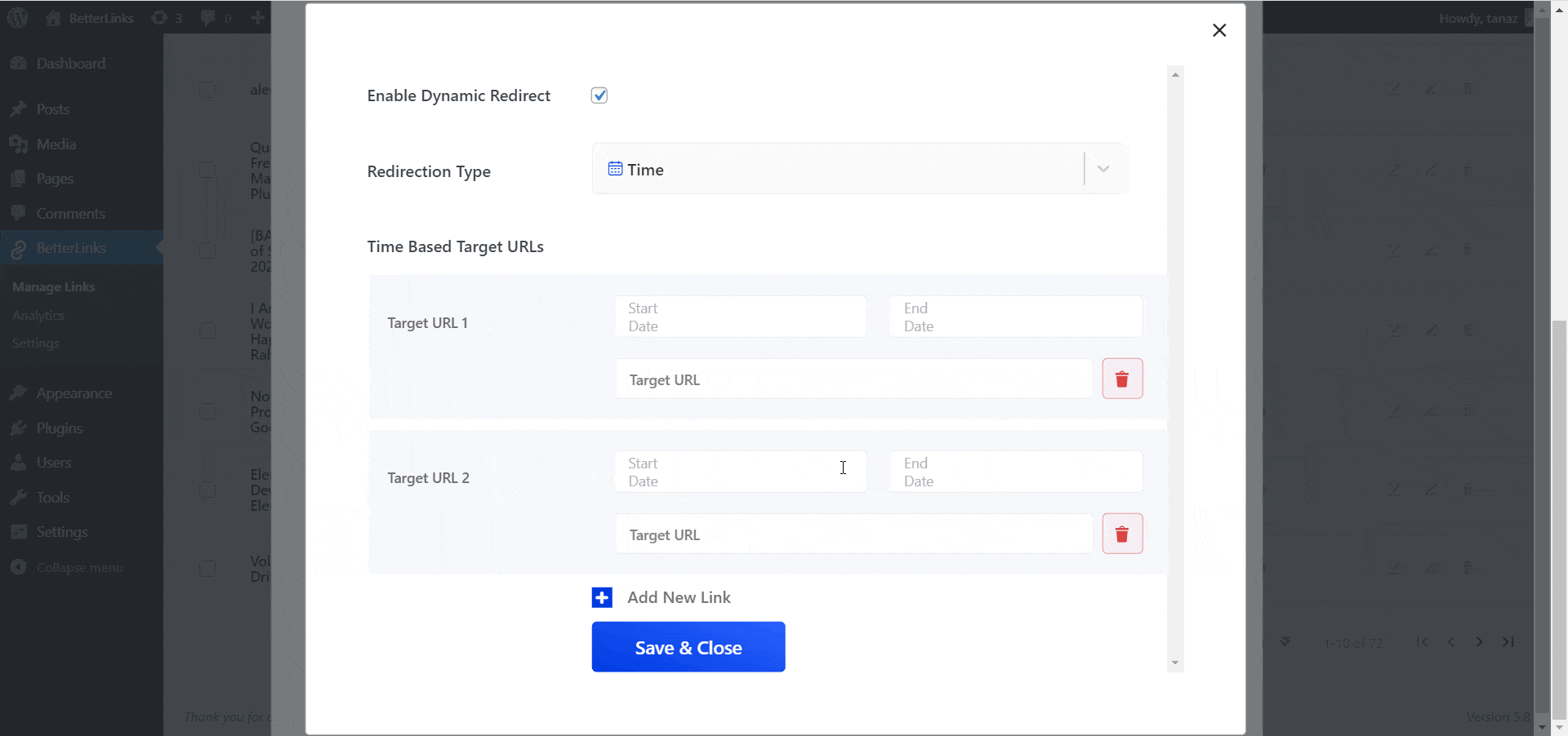 Time Based Dynamic Redirects 