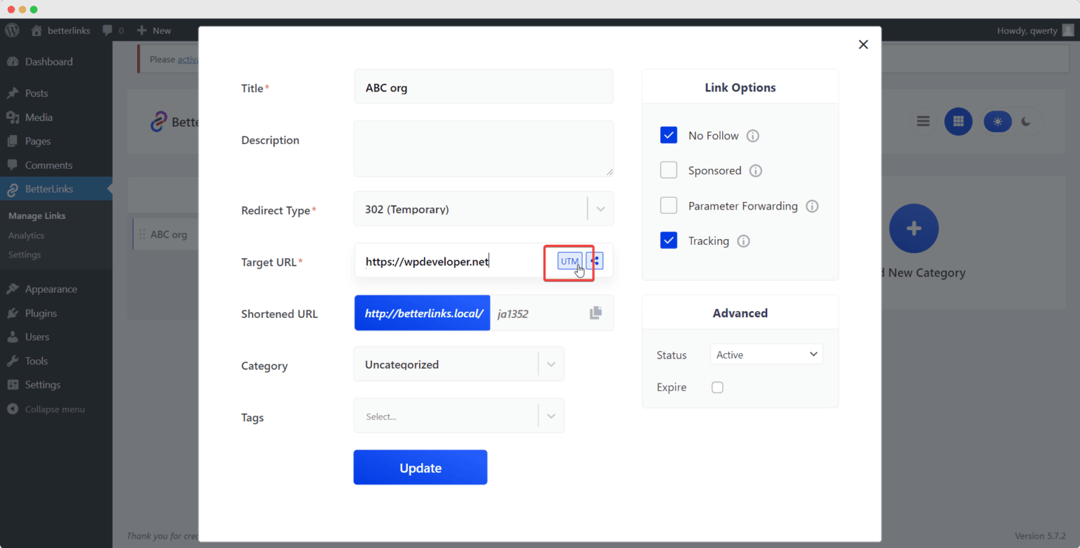 UTM parameter