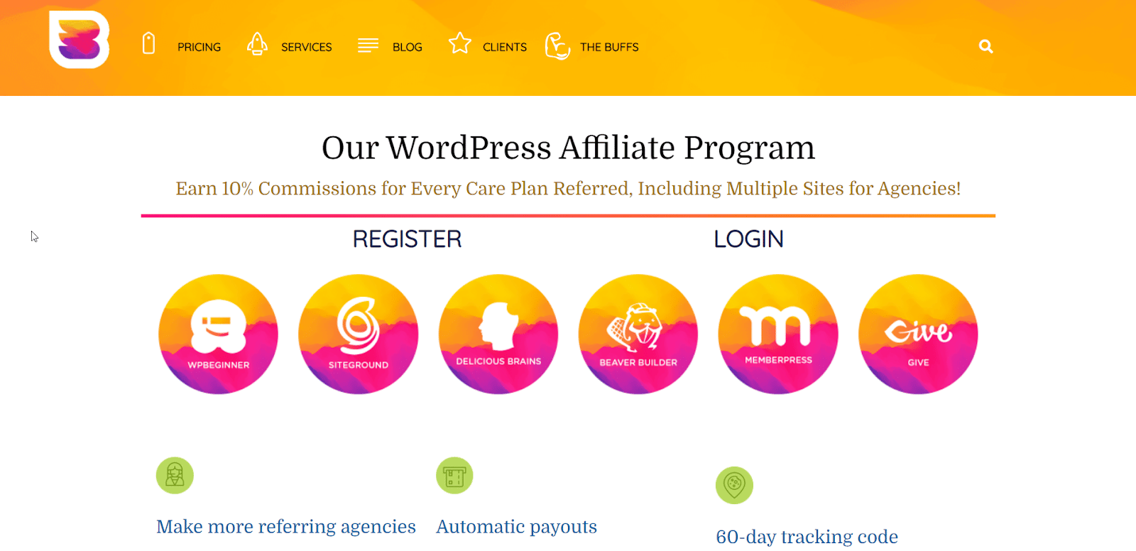 WordPress affiliate programs