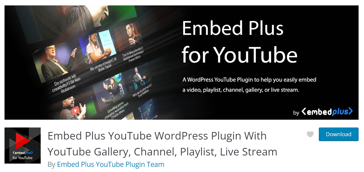 WordPress YouTube Plugins