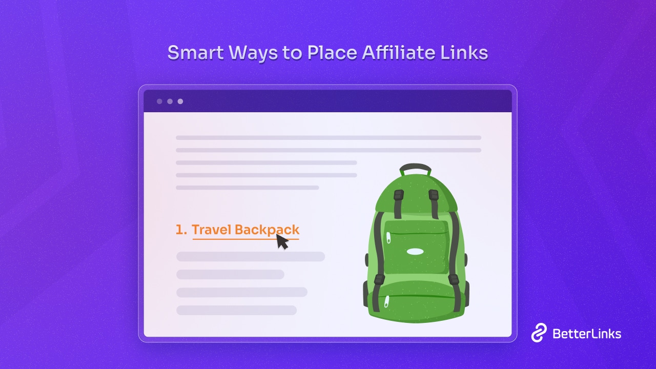 Smart Ways To Place Affiliate Links