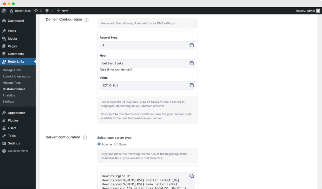 [New Feature] Introducing Custom Domain in BetterLinks — A Feature To Elevate Your Brand Identity