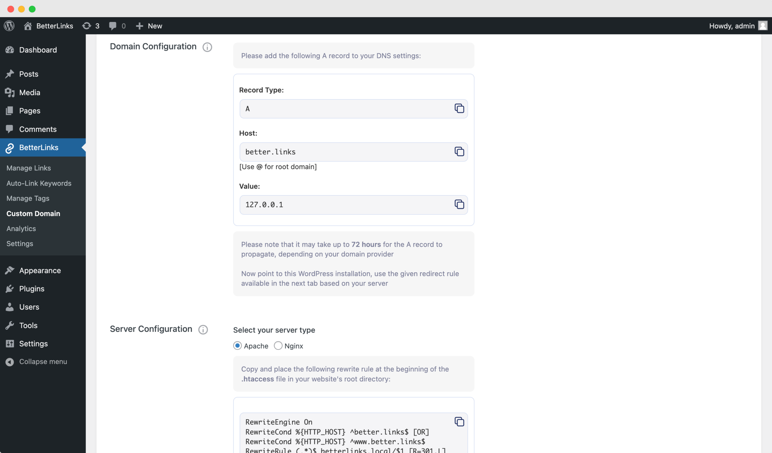 domain-configuration