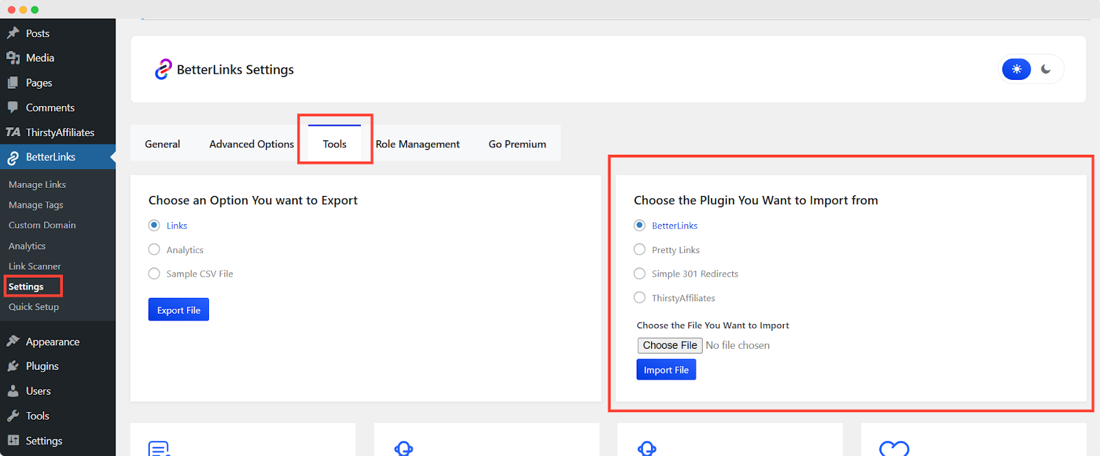 How to Migrate & Import Simple 301 Redirects Links to BetterLinks? 7 Import Simple 301 Redirects Links To BetterLinks