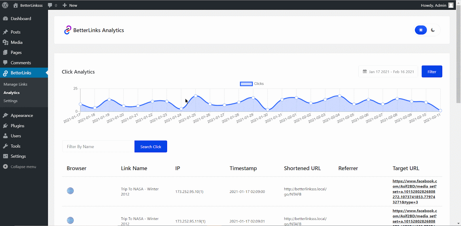 How to Optimize Affiliate Links with Keywords for Better Results 3 BetterLinks Analytics