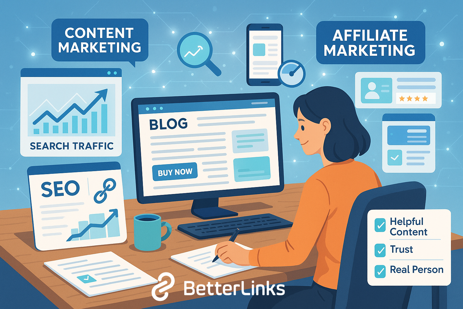 5+ Smart Ways to Drive Free Traffic for Affiliate Marketing in 2025 2 Content Marketing-Affiliate Websites Best Friends