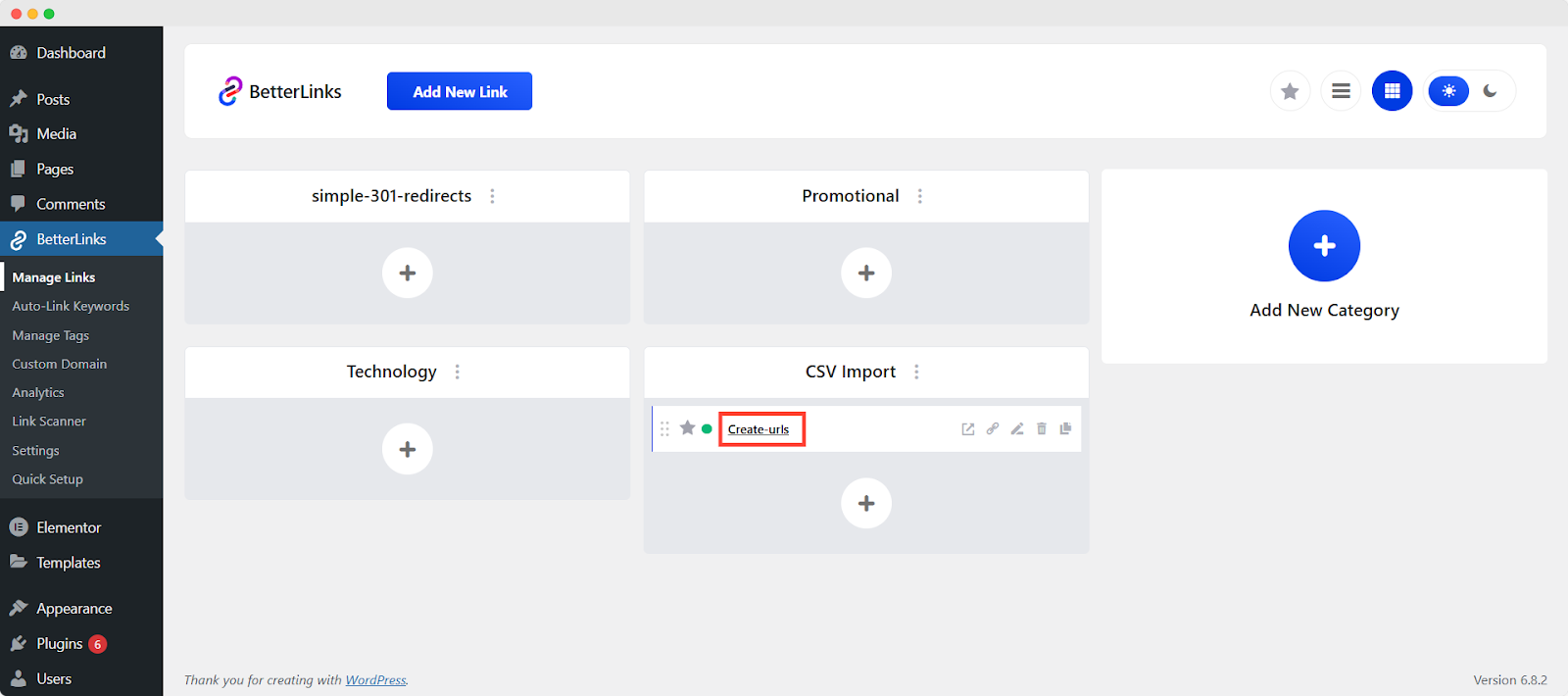 How to Import Short Links Using CSV File in BetterLinks? 8 Final Outcome
