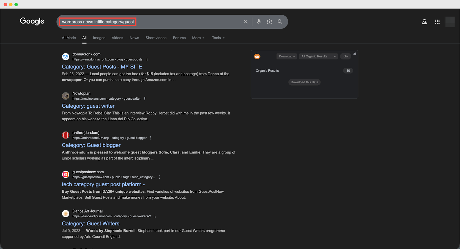 link prospecting