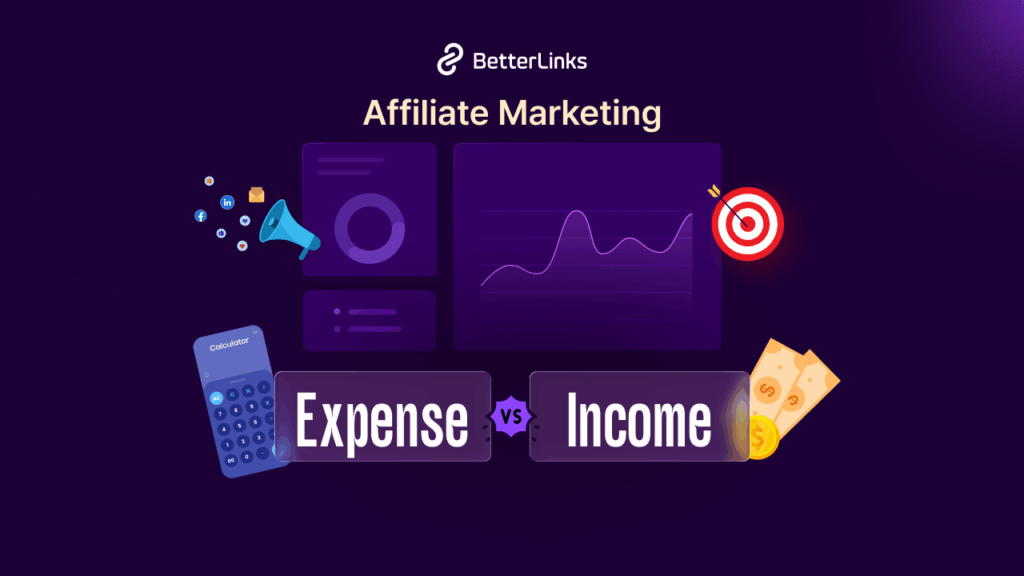affiliate marketing income vs expense