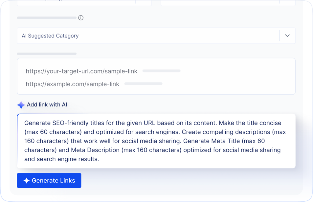 AI Bulk Link Generator