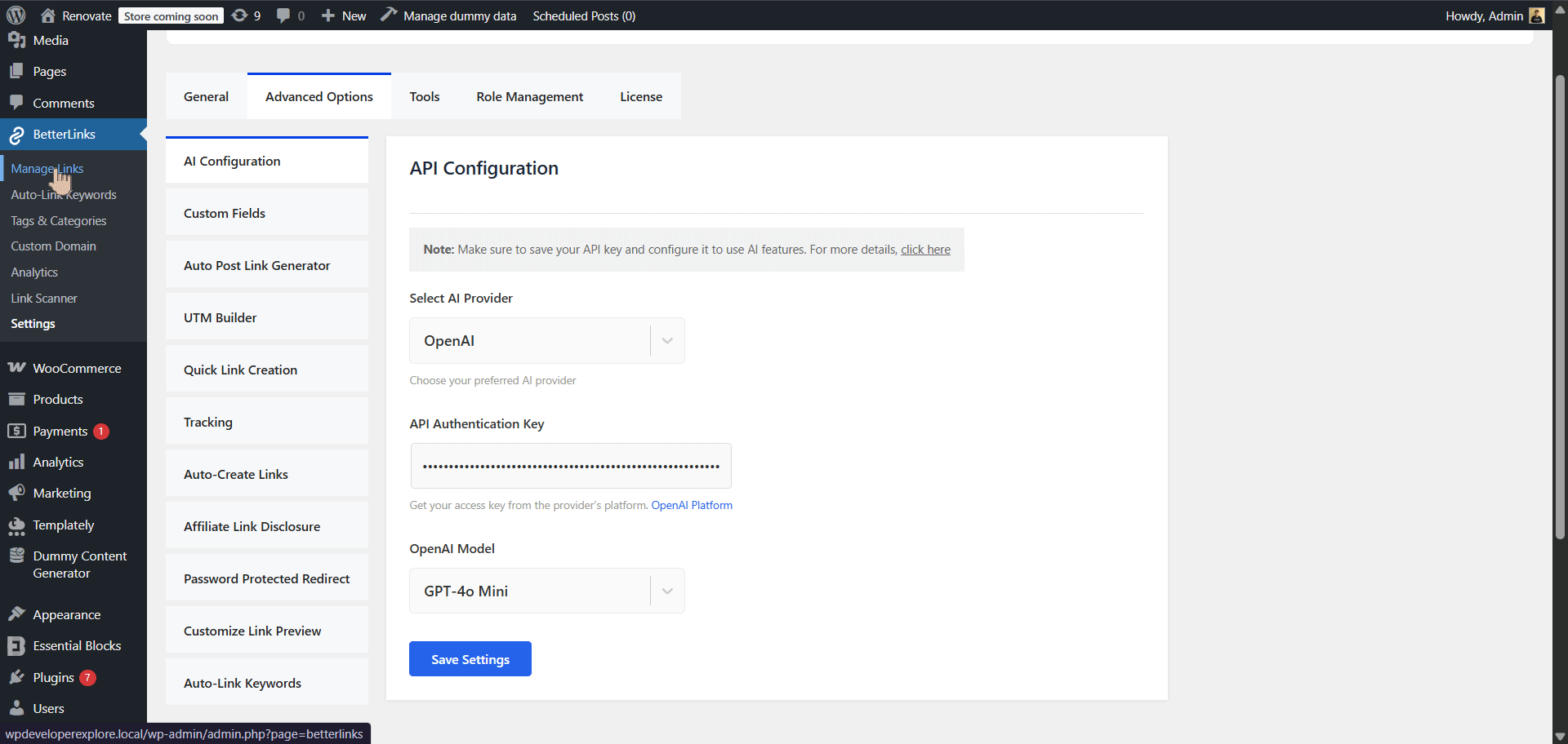 How To Use AI Bulk Link Generator in BetterLinks? 5 Configure AI Bulk Link Generator & Generate Links