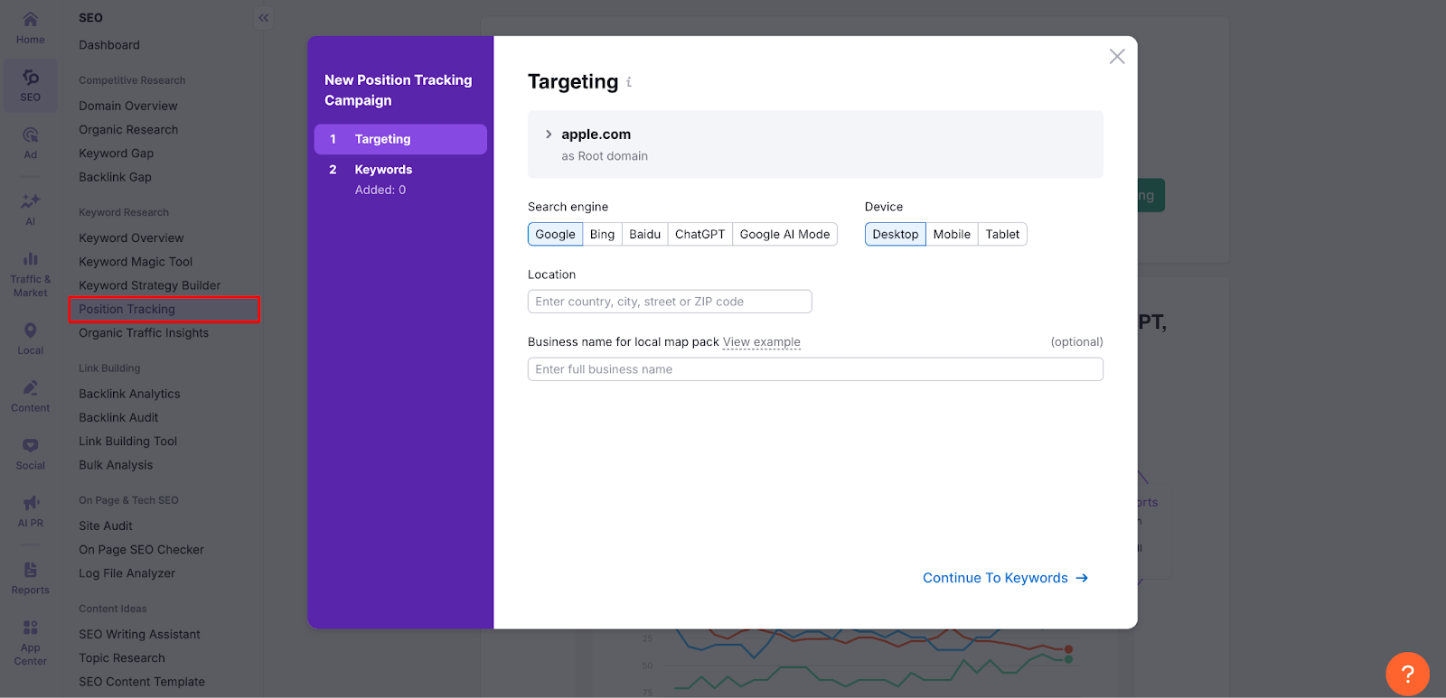 Keeping Track of Your Rankings