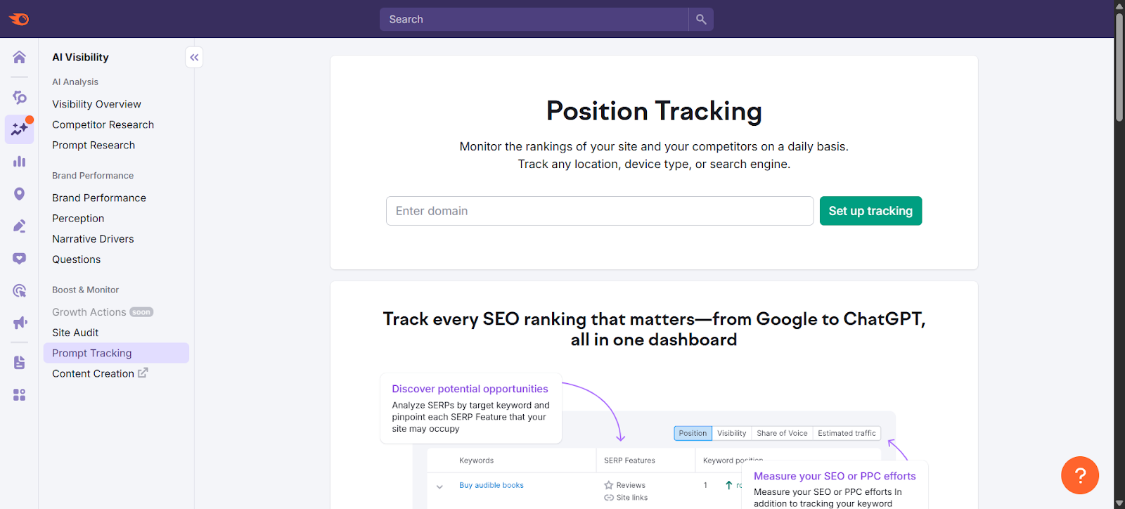 How to Optimize Content for Answer Engine (AEO) 7 Position Tracking - Semrush