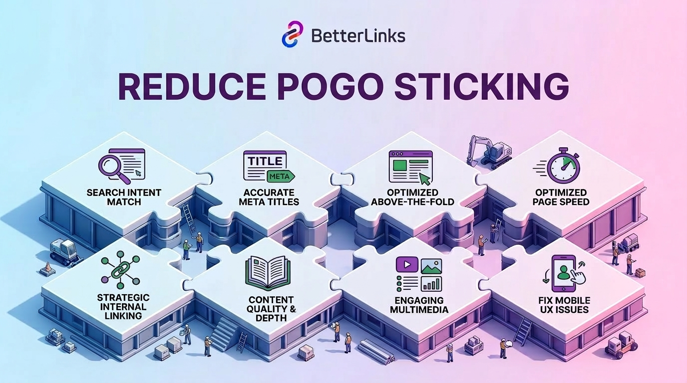 How to reduce pogo sticking on your website