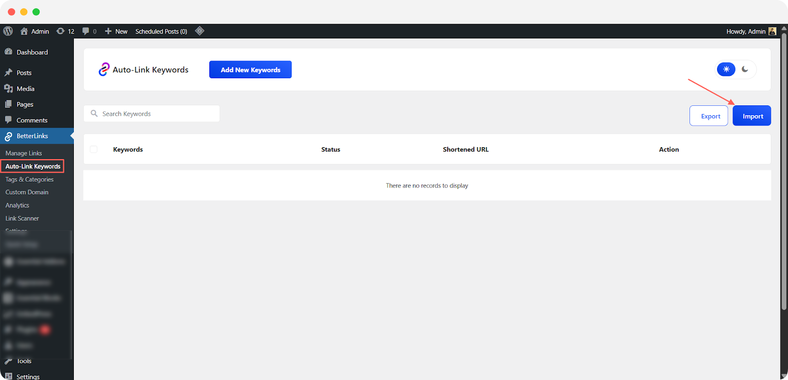 How to Use Auto-Link Keywords Import And Export with BetterLinks? 4 Link Keywords Using Auto-Link Keywords Import