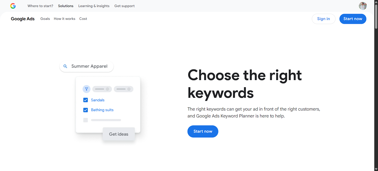 Google Keyword Planner