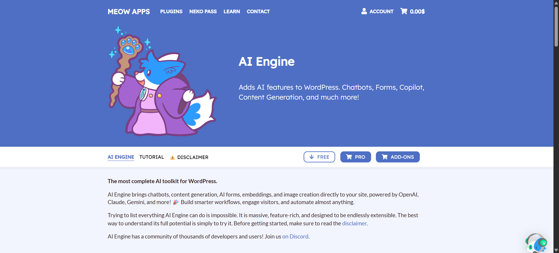 AI Engine (Jordy Meow) 