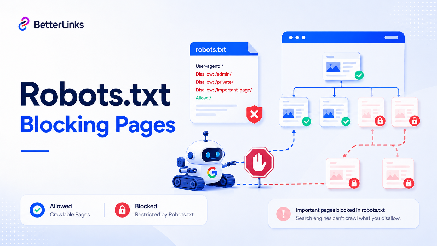 Important Pages Blocked by Robots.txt