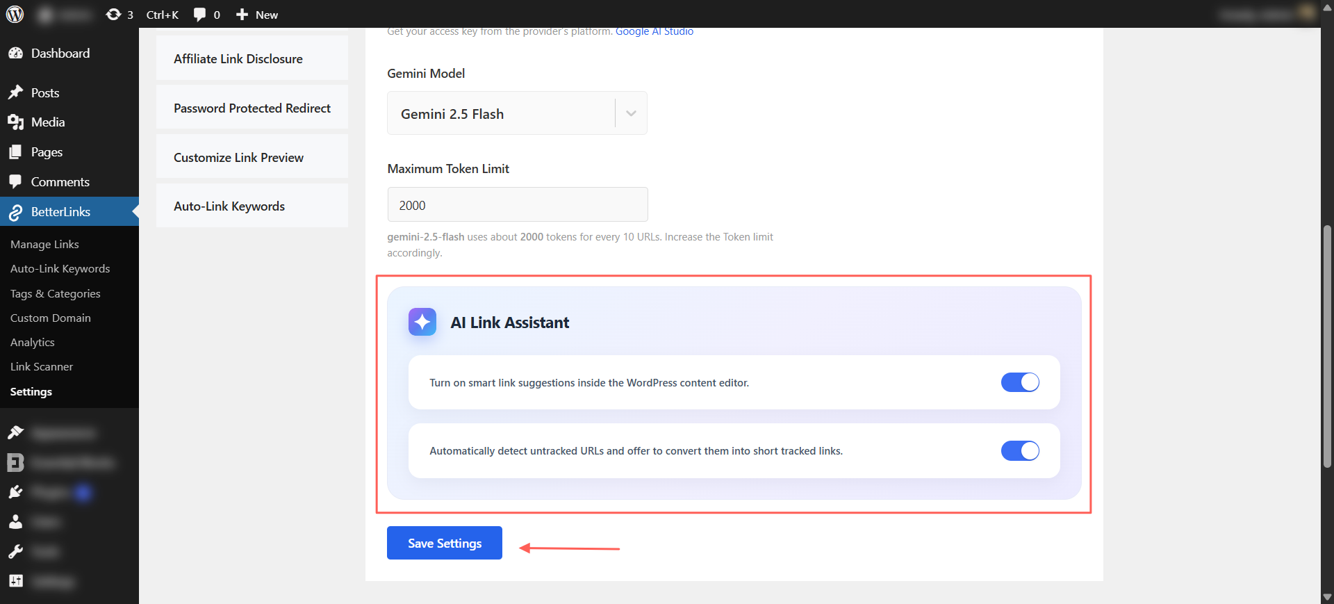 How to Use AI Link Assistant in WordPress with BetterLinks