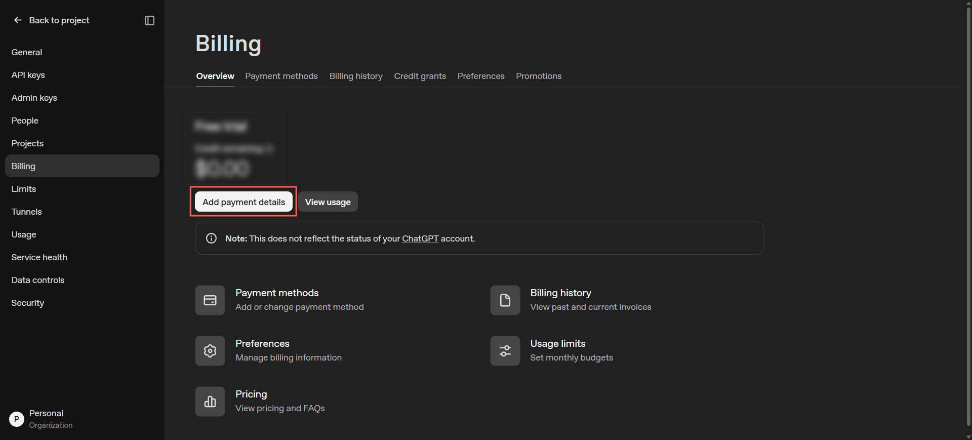 Configure Billing (If Required)