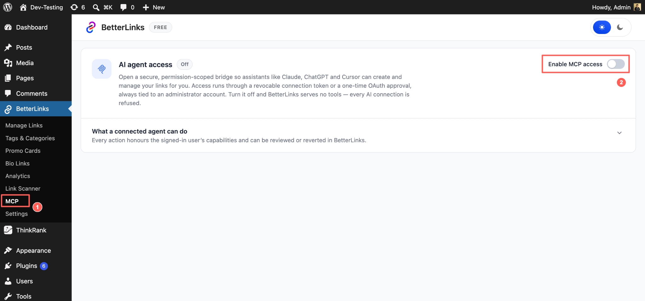 How to Use MCP in BetterLinks