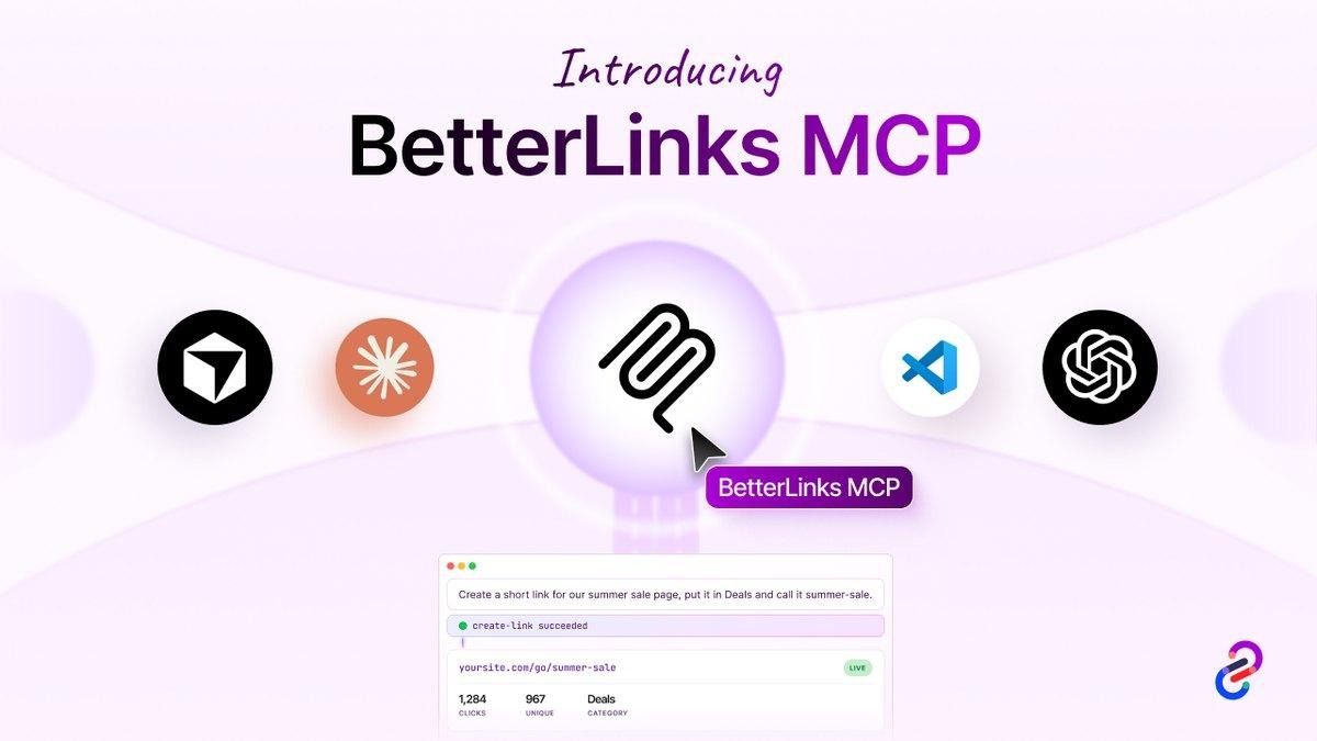 Introducing BetterLinks MCP featured banner BetterLinks MCP: Manage Your WordPress Links Straight from Your AI Assistant